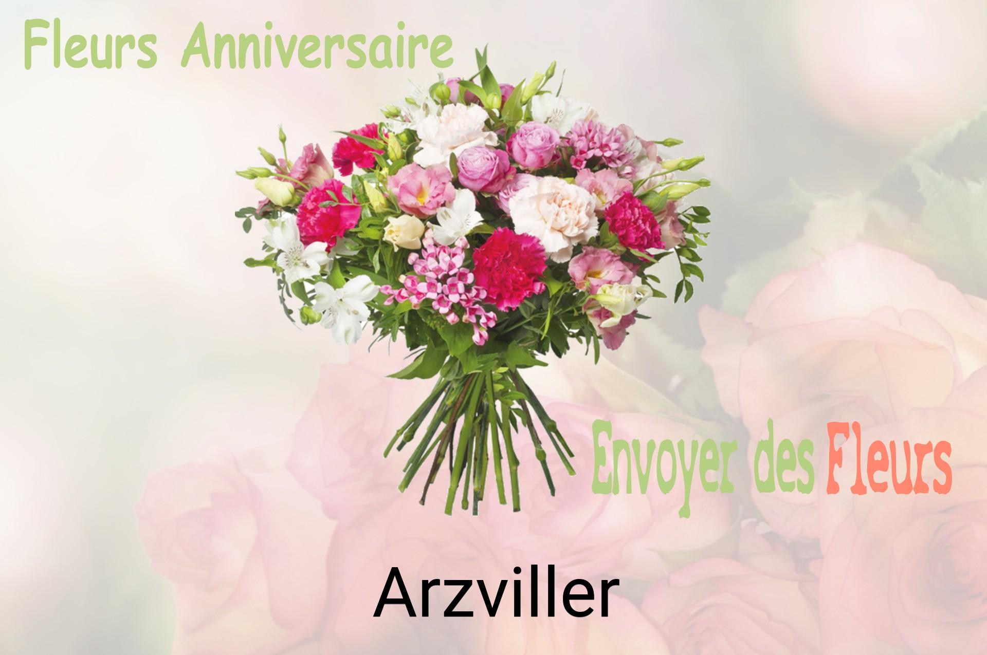 Bouquet de fleurs d’anniversaire livré à Arzviller