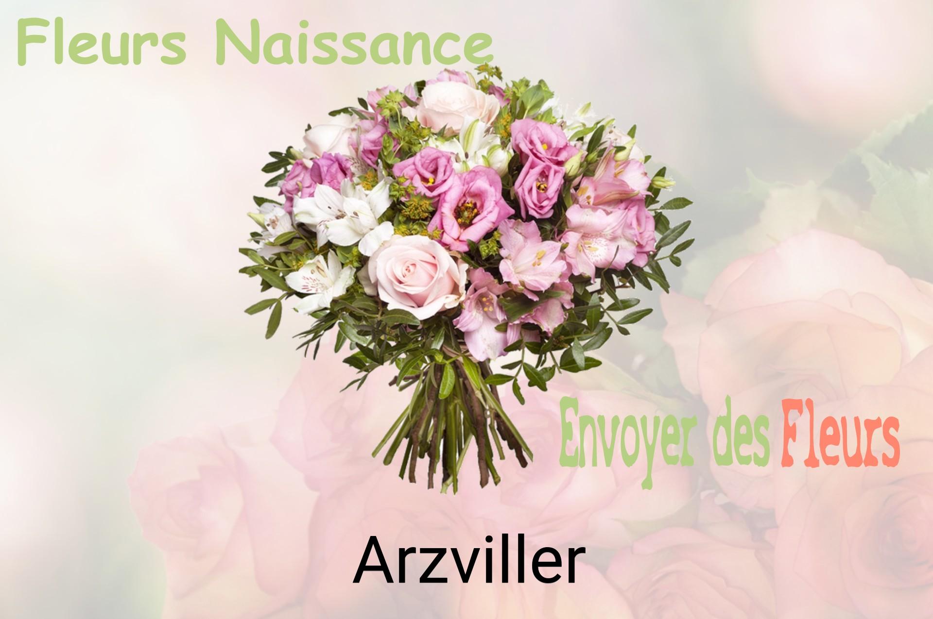Bouquet de fleurs de naissance livré à Arzviller